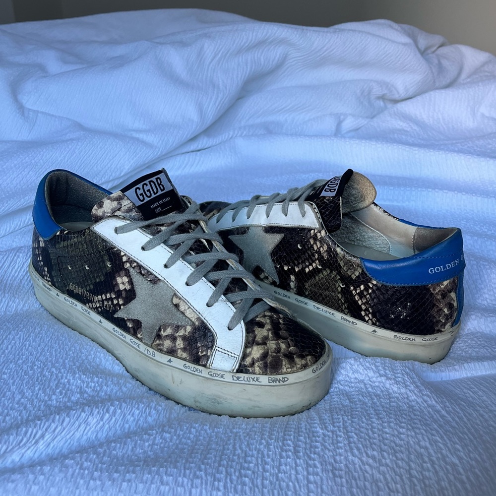 Golden Goose Snakeskin Sneakers